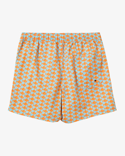 Nemo Swim Short - Aqua / Orange