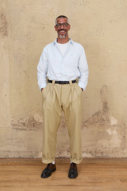 Pantalon à pinces - Beige