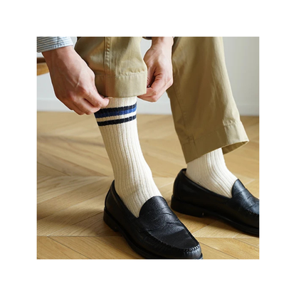 Vintage Ivy Socks - Blue
