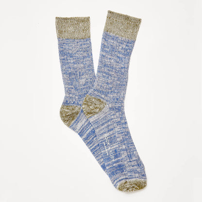 Chaussette en coton George - Denim Blue