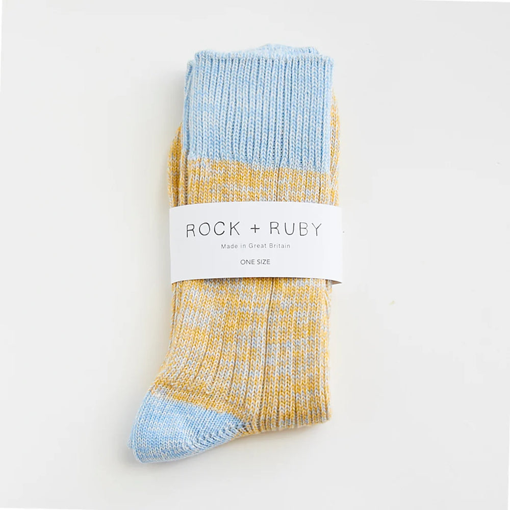 George Cotton Sock - Sunrise Yellow