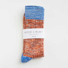 George Cotton Sock - Dark Orange