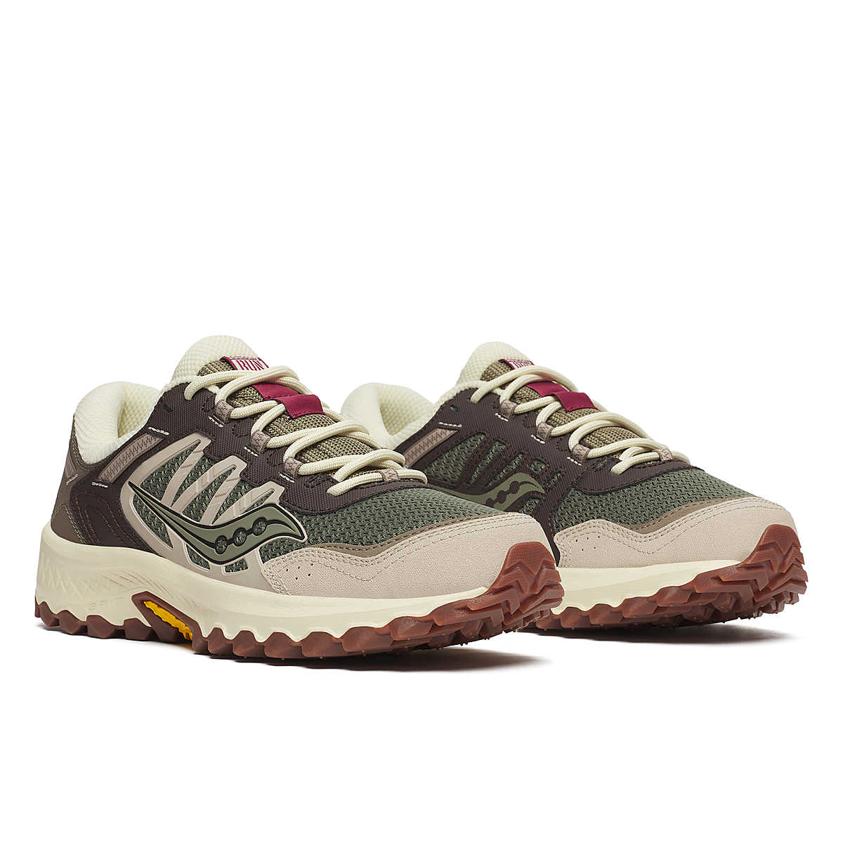 Grid Peak - Olive / Brown