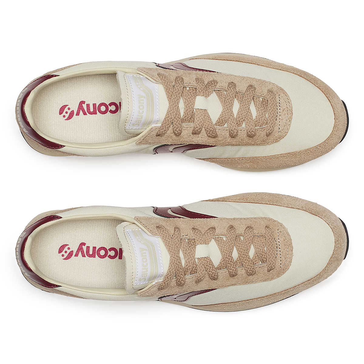 Trainer Original 80 - Beige / Burgundy