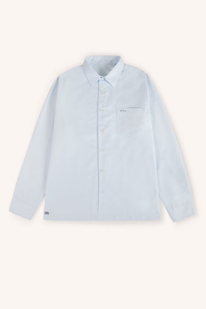 Chemise oxford - Bleu uni