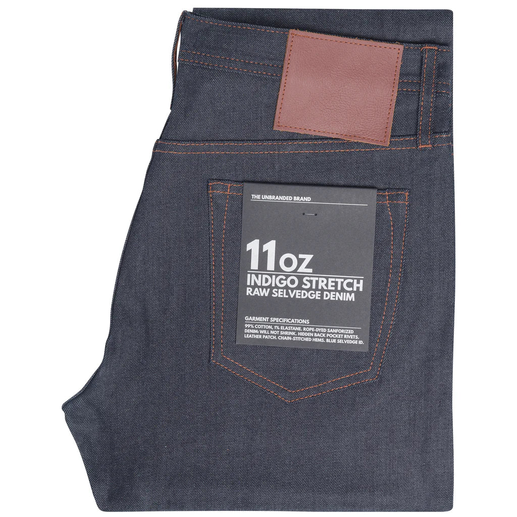 UB222 Tapered Indigo Stretch Selvedge