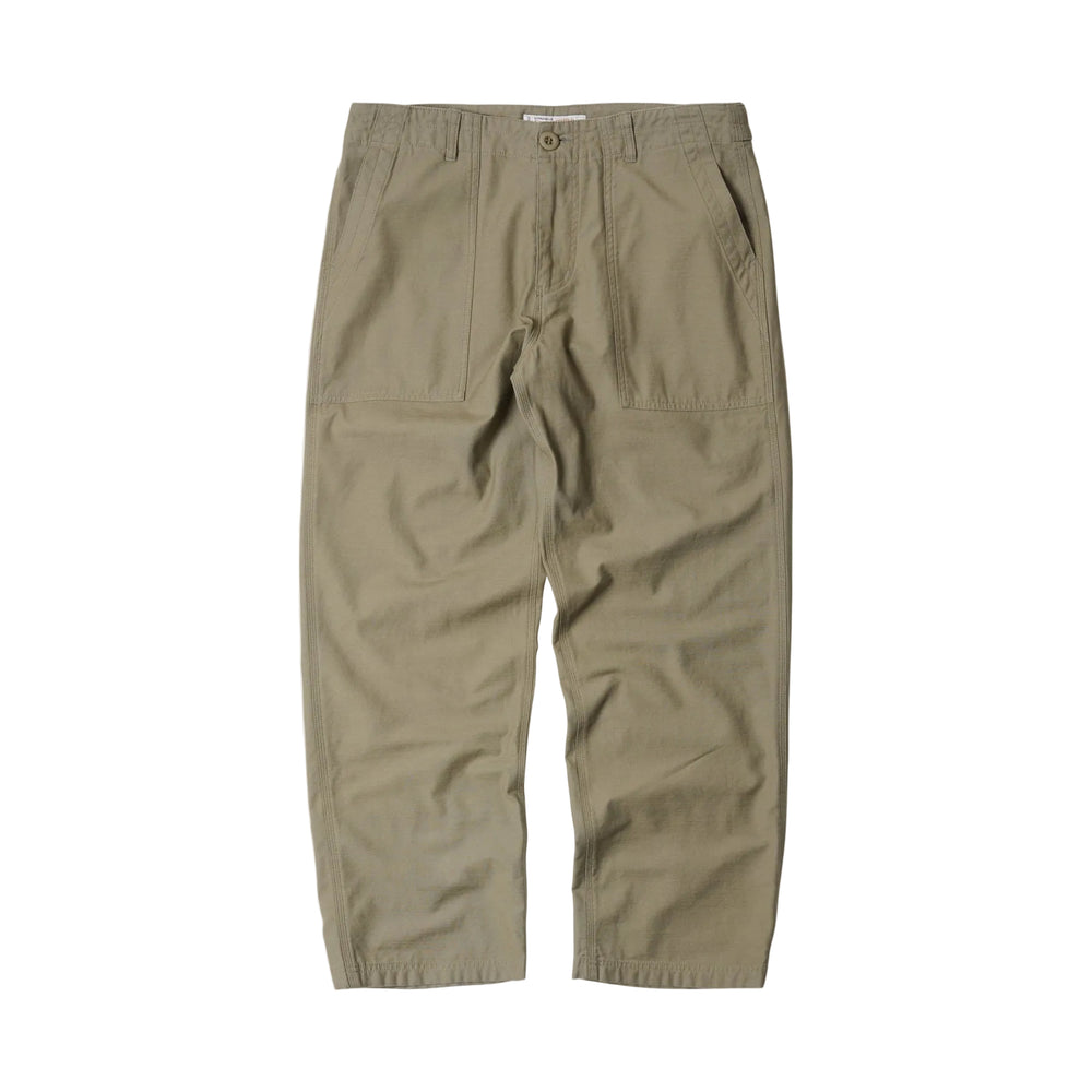 Back Satin Fatigue Pant - Khaki / Beige 