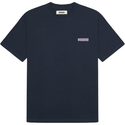 Baine Koi Tee - Dark Navy