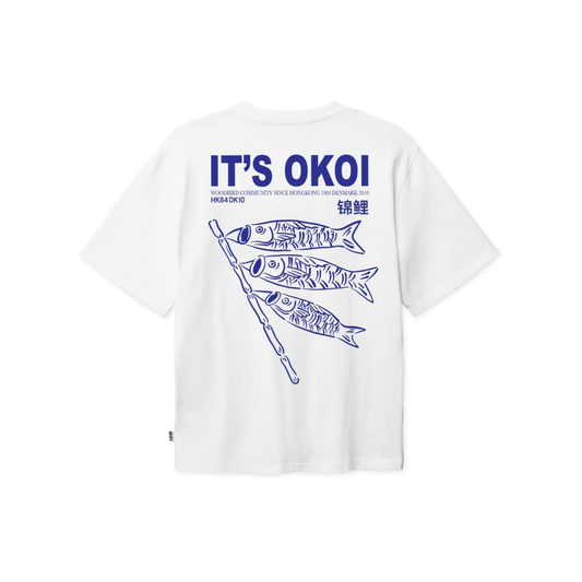 Baine Koi Tee - White