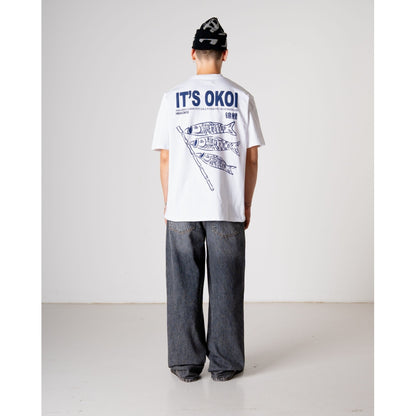 Baine Koi Tee - White