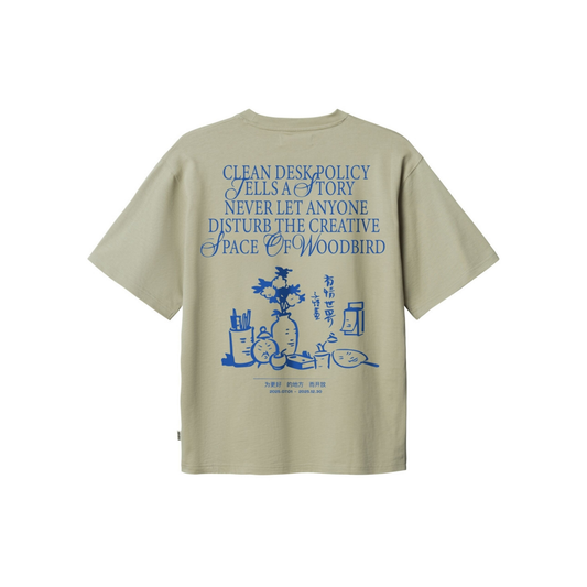 Baine Space Tee - Stone