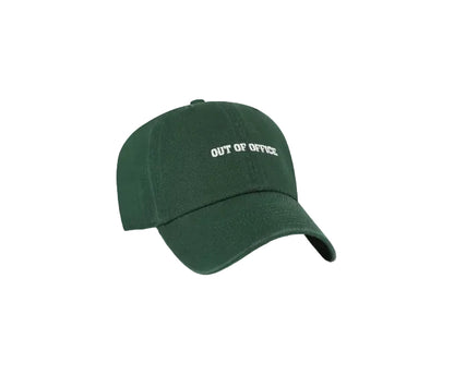 Casquette Phrase Base Runner "Out of Office" Clean Up - Dark Green