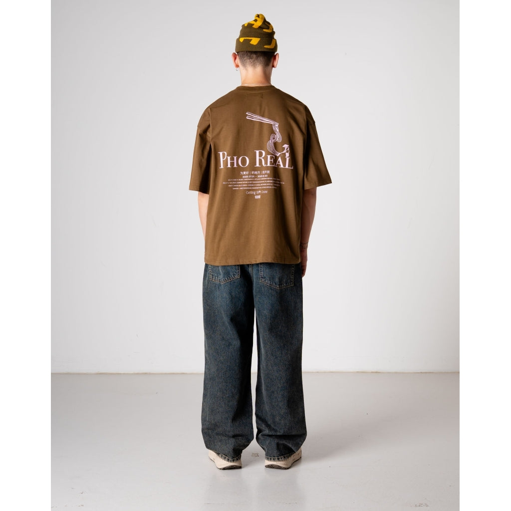 Beam Pho Tee - Dark Brown