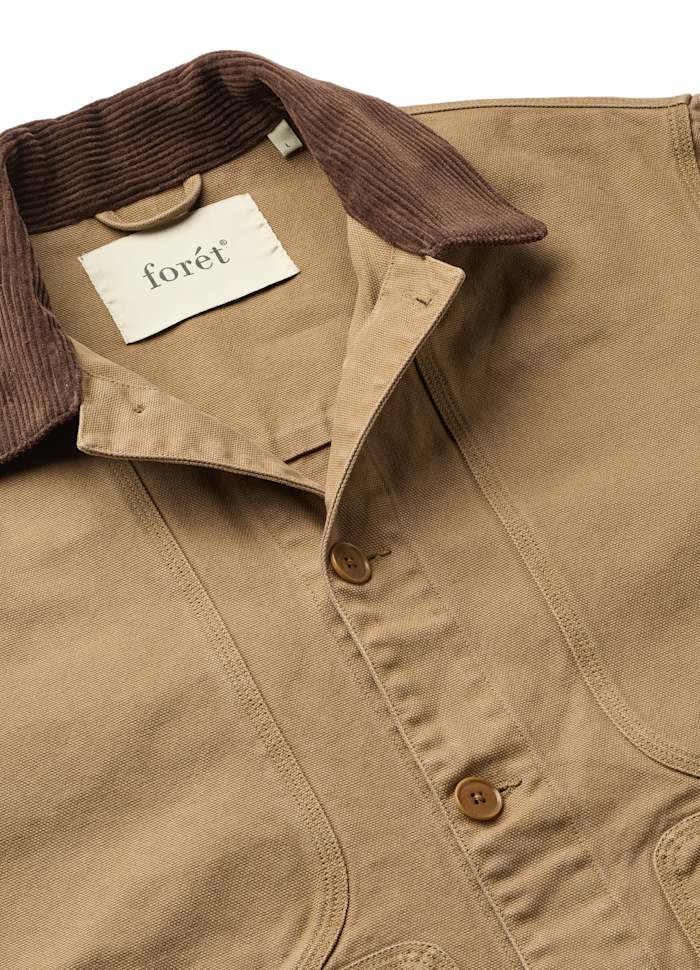 Berry Overshirt - Burnt Khaki