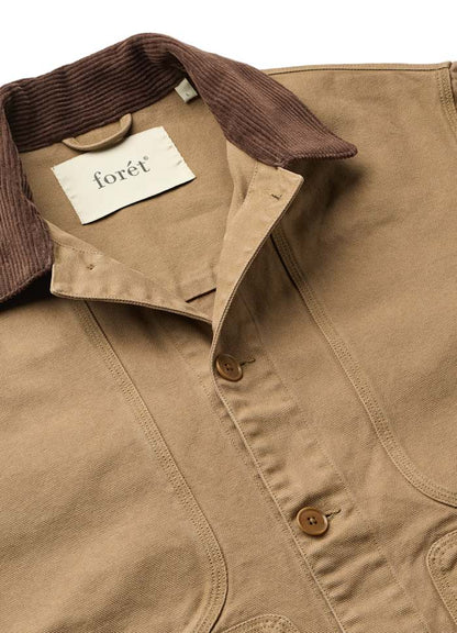 Berry Overshirt - Burnt Khaki