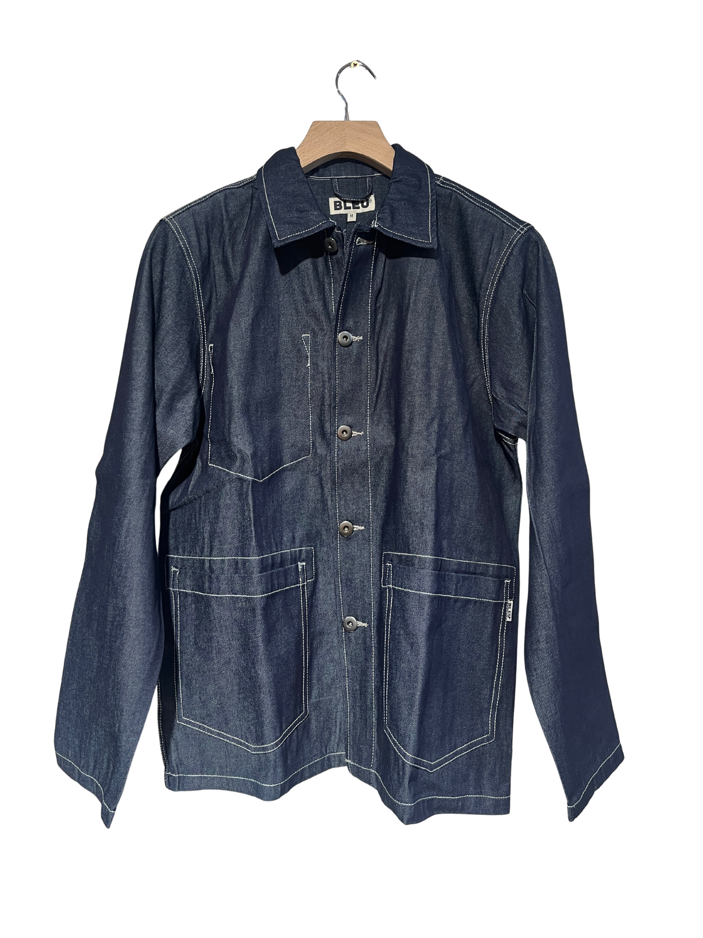 Denim Jacket V3 Cord Collar - Stone Wash