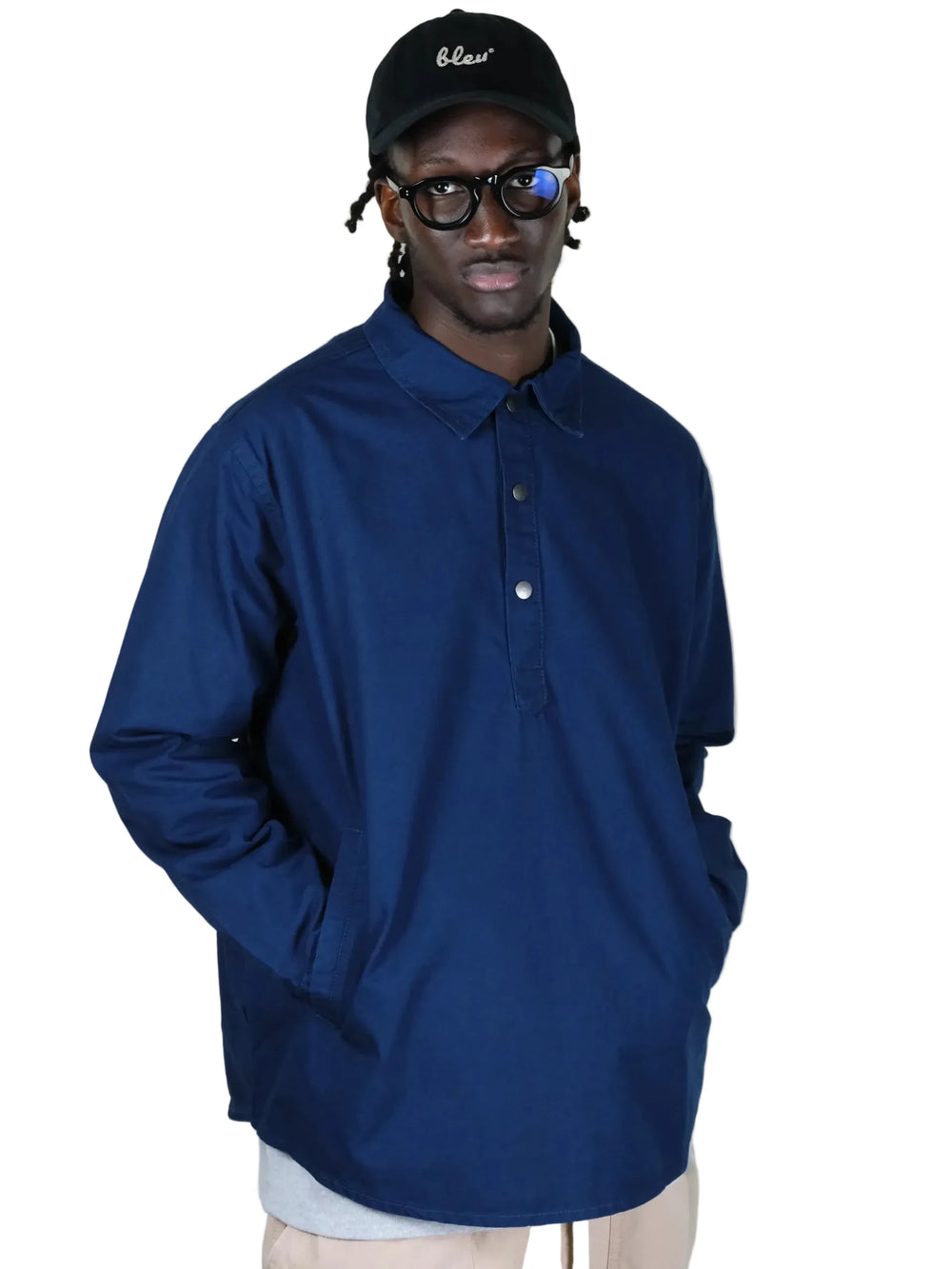 Pull Over Shirt - Indigo