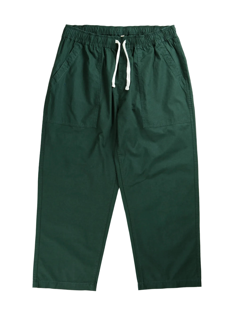 Wide Cut Pants - Forest Green