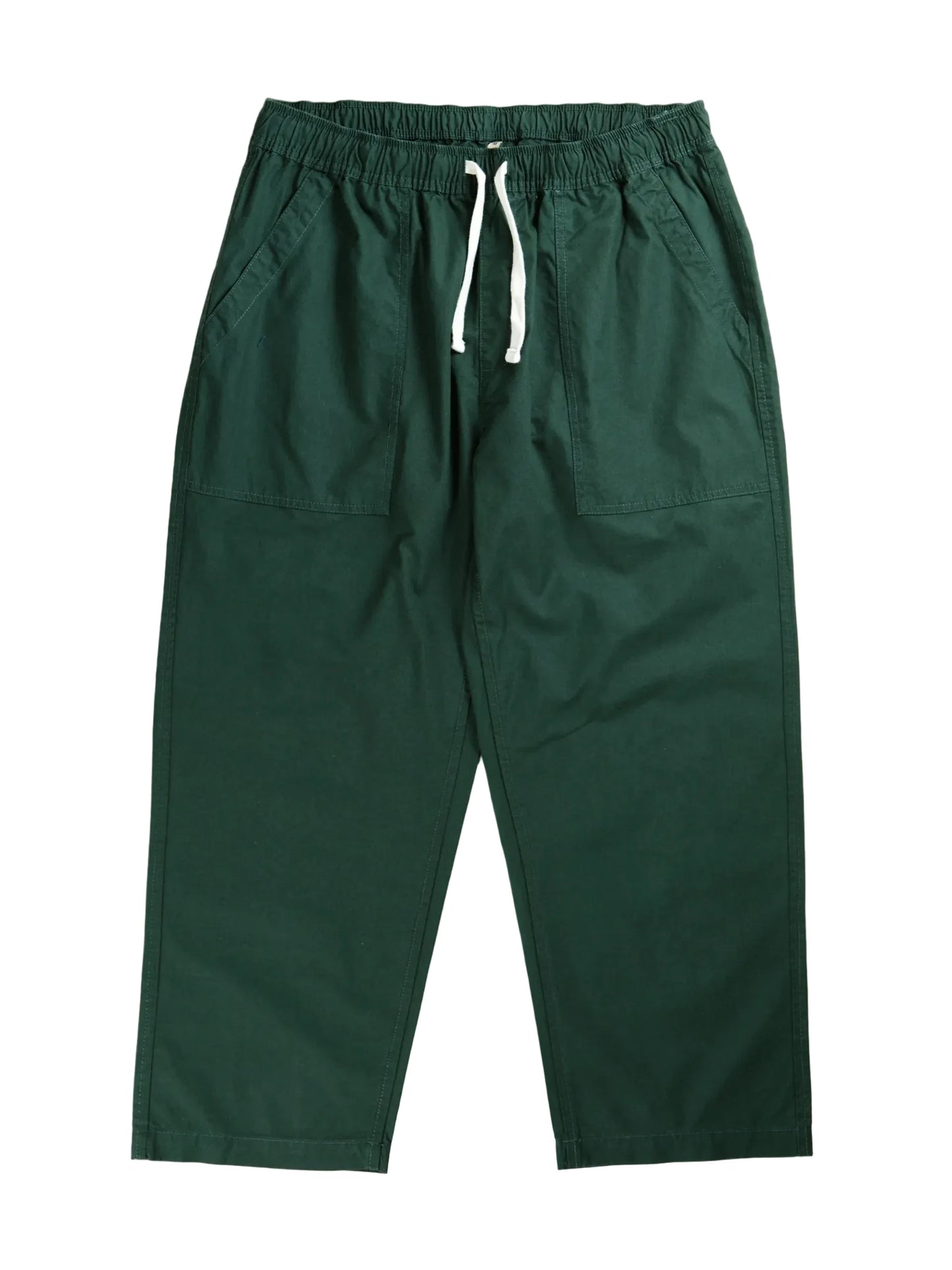 Wide Cut Pants - Forest Green