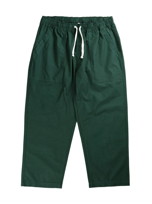 Wide Cut Pants - Forest Green