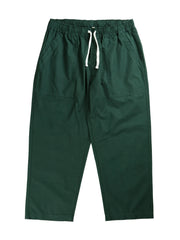 Wide Cut Pants - Forest Green