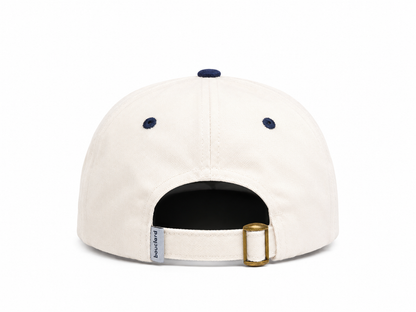 Casquette bouclard® 6 panel - Natural / Navy