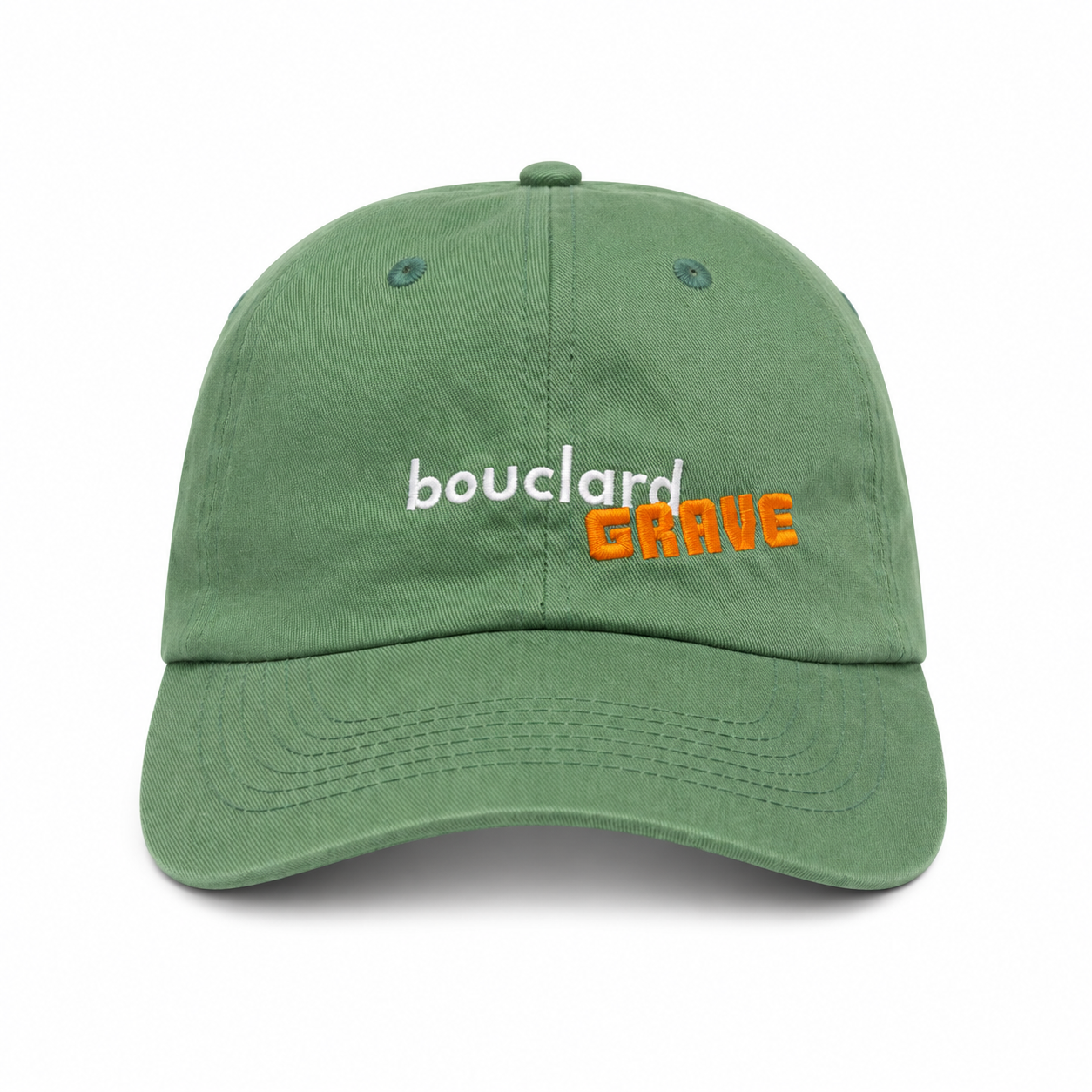 Casquette 6 panel bouclard + grave - Light Green