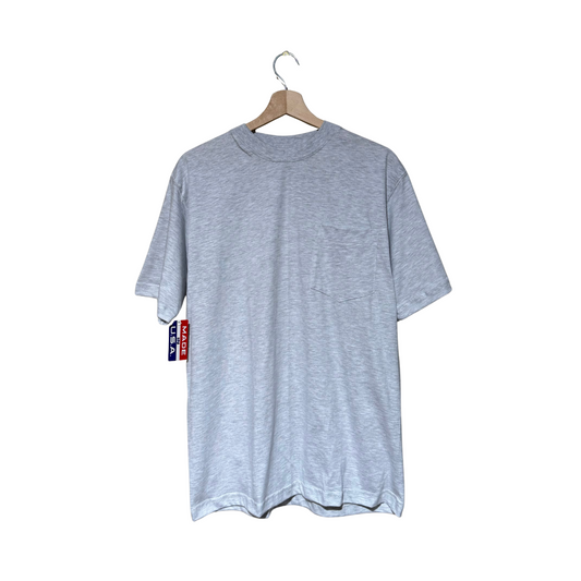 Pocket T-Shirt Finest 6oz - Heather Gray