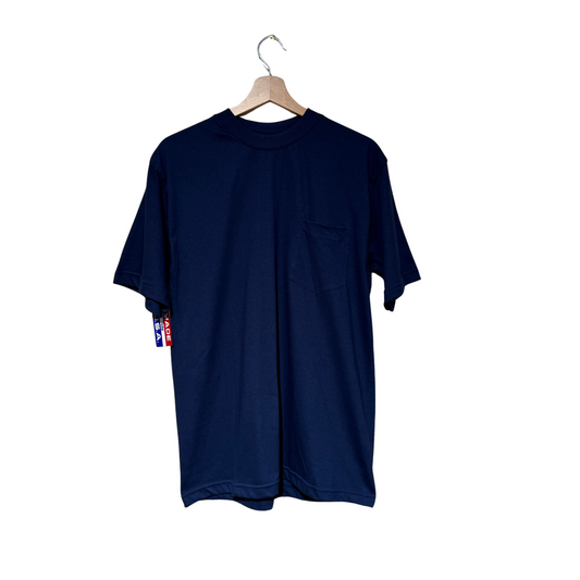 Pocket T-Shirt Finest 6oz - Navy
