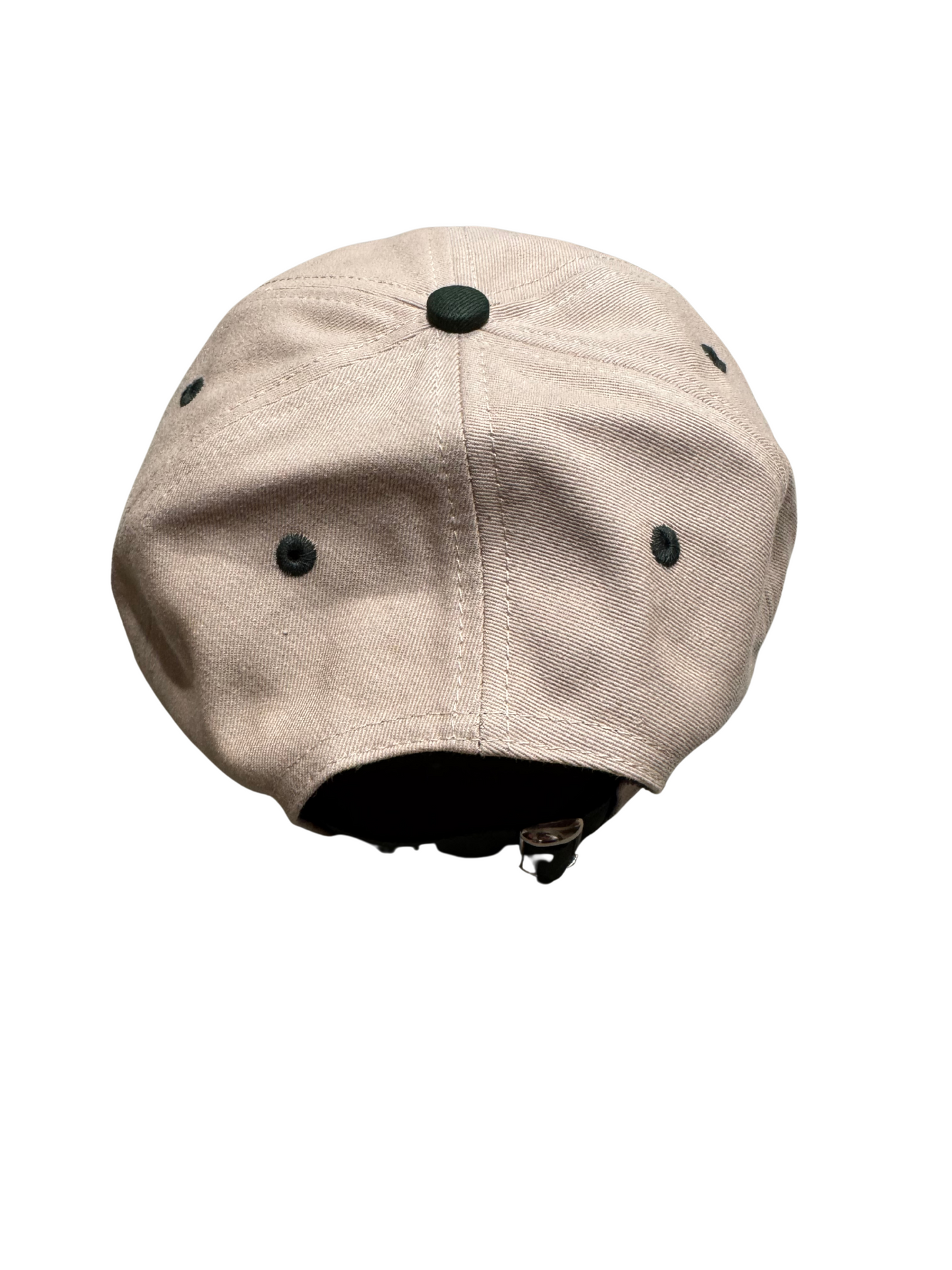 Casquette bouclard® 6 panel v3 - Vert bouclard / Beige