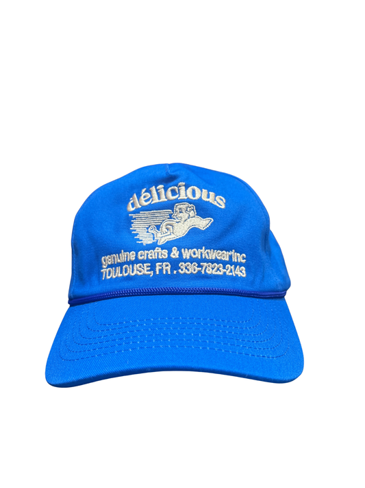 Casquette Délicious 5 panel - Bleu