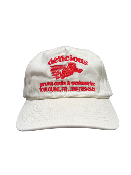 Casquette Délicious 5 panel - Natural