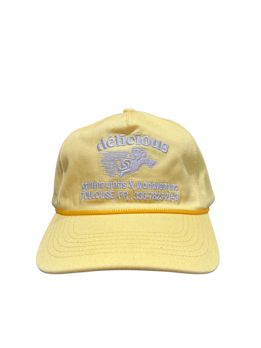 Casquette Délicious 5 panel - Jaune