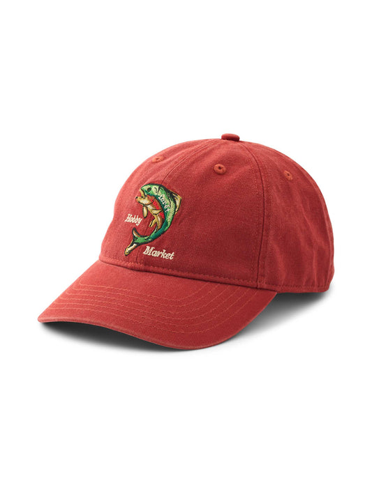 Catch Washed Cap - Red