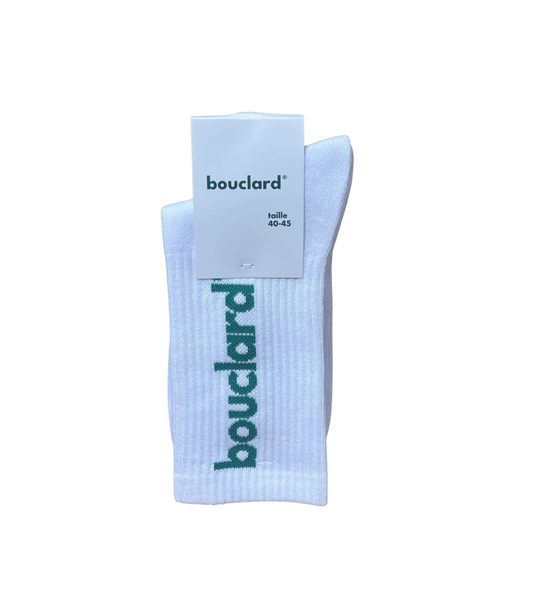 Chaussettes Logo bouclard® - White / Green