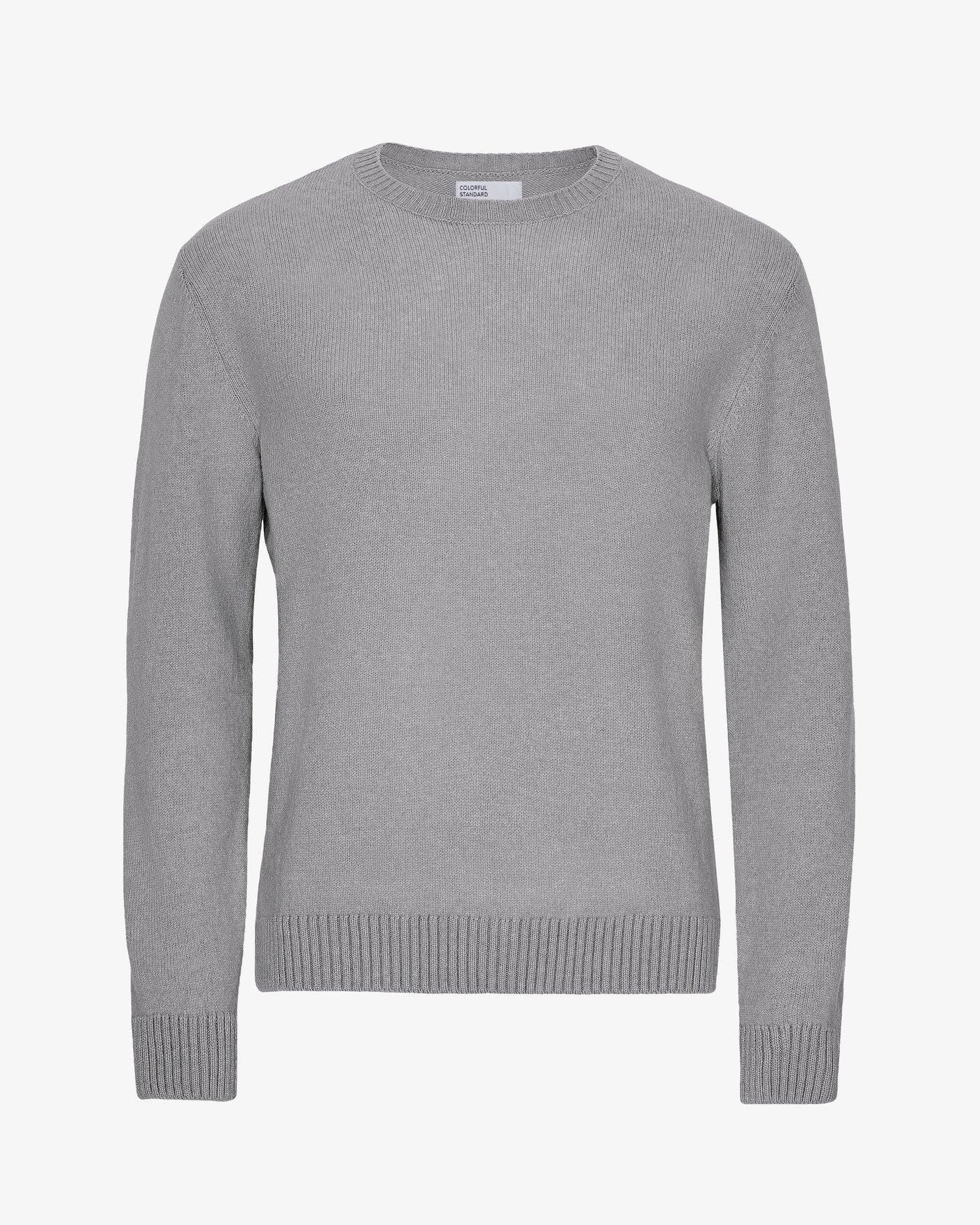 Classic Merino Wool Crew - Heather Grey