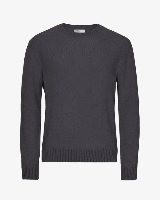 Classic Merino Wool Crew - Lava Grey
