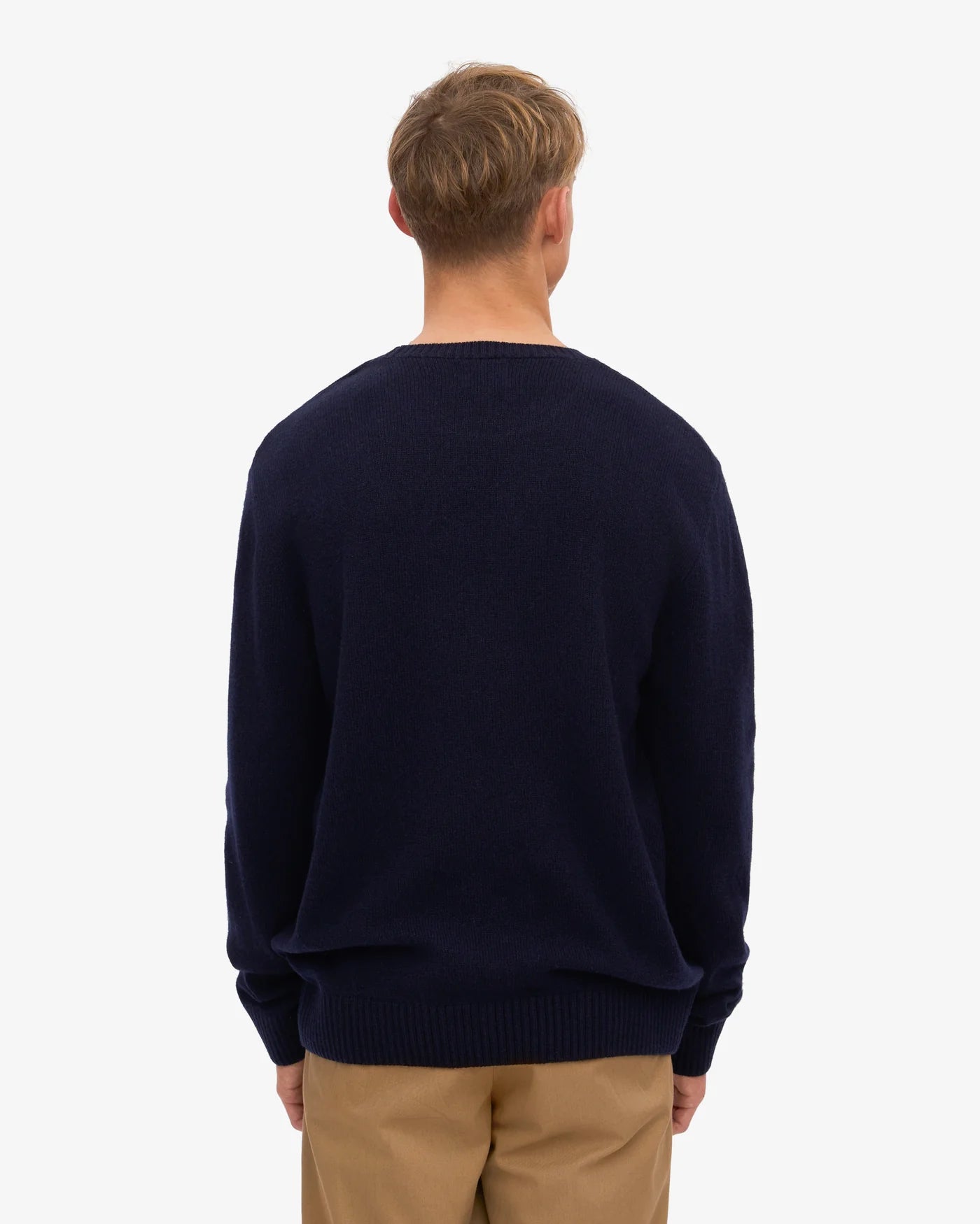 Classic Merino Wool Crew - Navy Blue