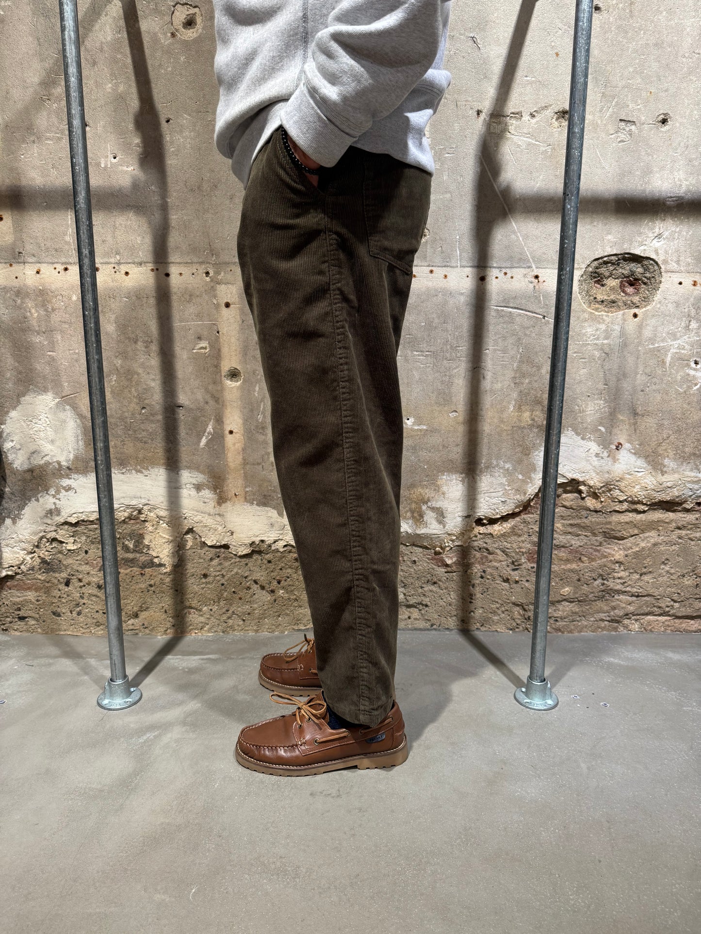 Corduroy Pant - Olive Green