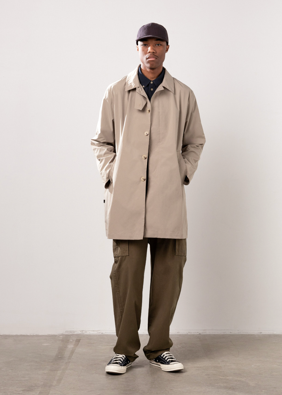 Pavement Trench Coat - Aluminium