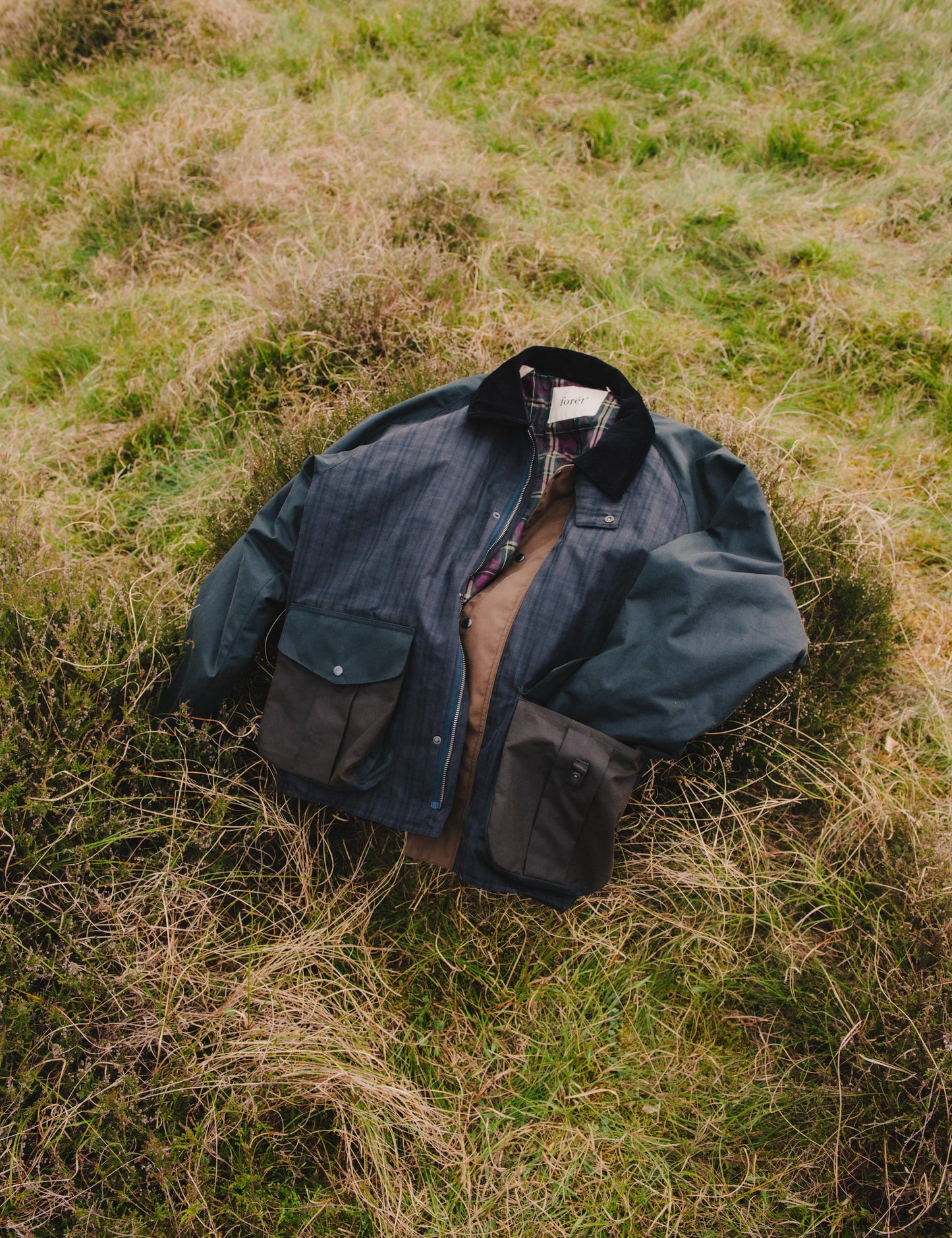 Bivouac Padded Oilskin Jacket - Multi