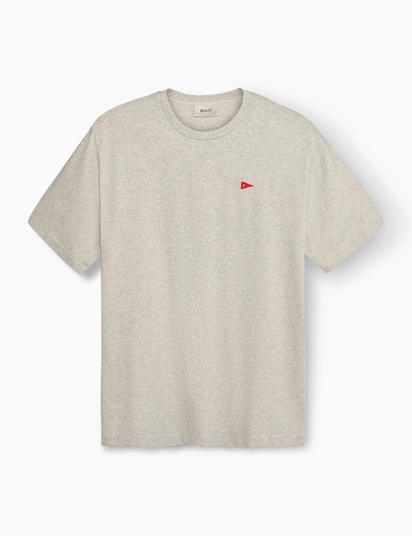 Flag T-Shirt - Snow Melange