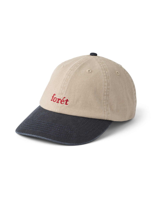 Hawk Washed 2-Tone Cap - Khaki/Navy