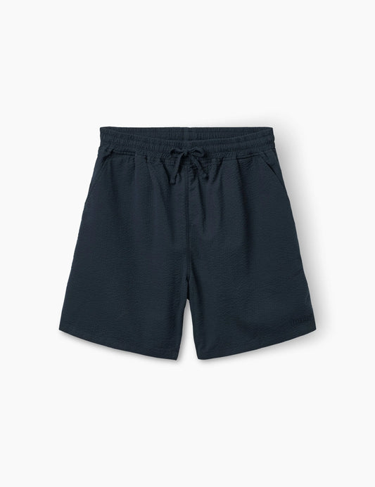 Hush Seersucker Short - Navy