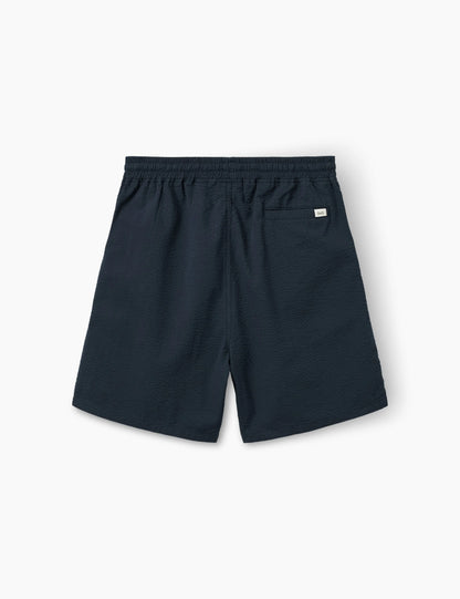 Hush Seersucker Short - Navy