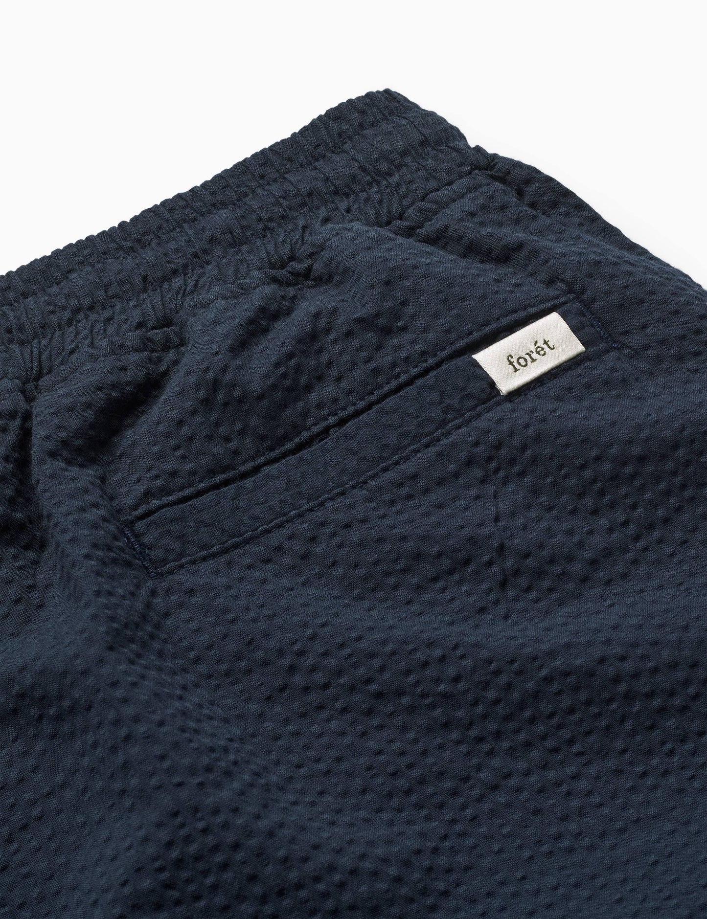 Hush Seersucker Short - Navy