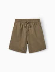 Hush Seersucker Short - Stone