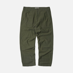 Back Satin Fatigue Pant - Olive