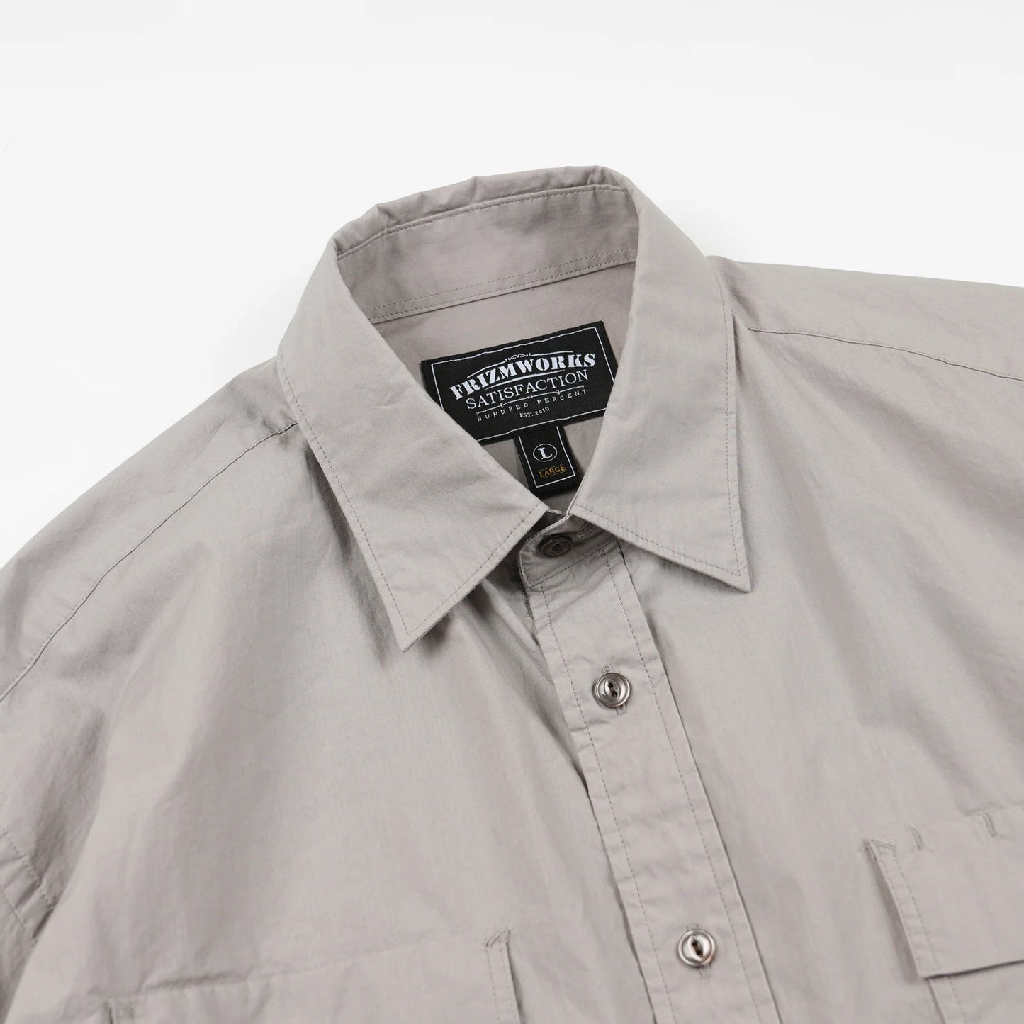 Cigarette Pocket Typewriter Shirt - Mud