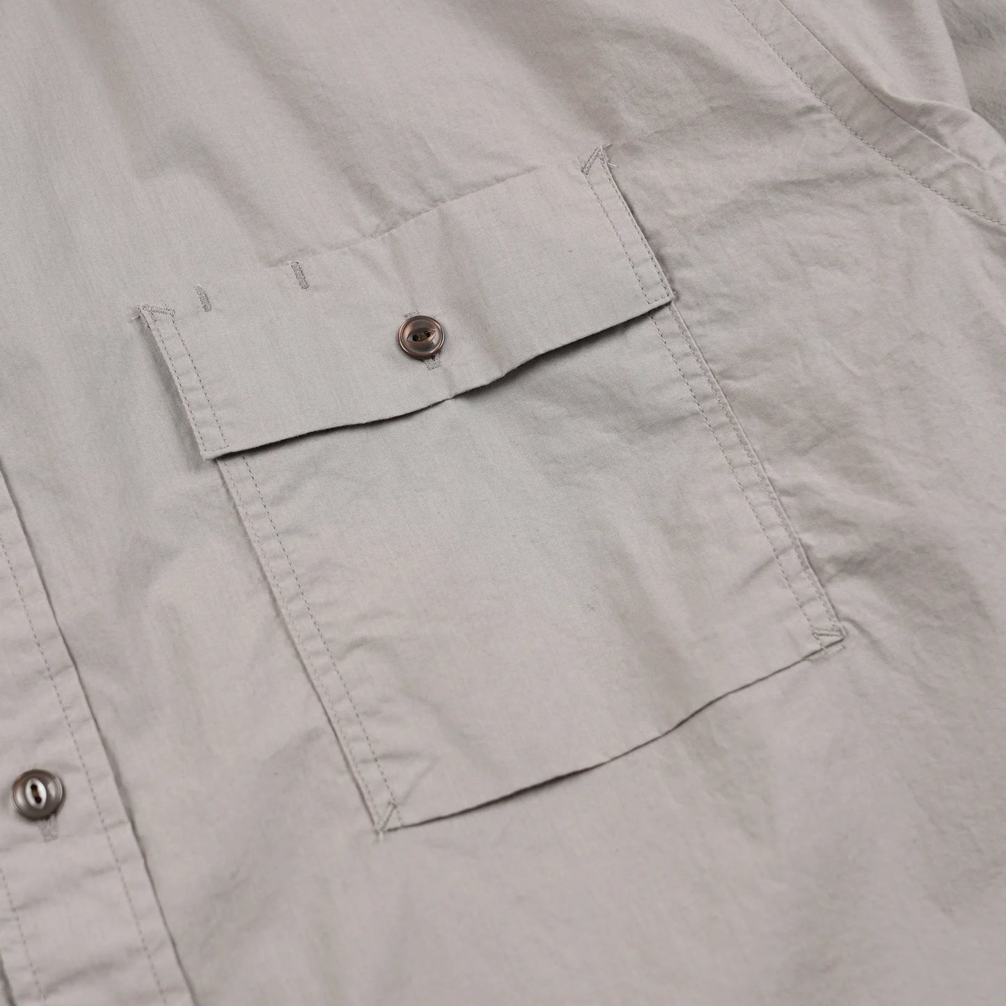 Cigarette Pocket Typewriter Shirt - Mud
